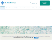 Tablet Screenshot of elsegurosalud.es